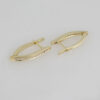 Earrings Woman/ Aretes Dama/  Zircon Stone/  14K Real Color/E0040 - Image 3