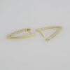 Earrings Woman/ Aretes Dama/  Zircon Stone/  14K Real Color/ E0043