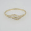 Bangles Woman/Pulsos Dama/  Zircon Stone/  14K Real Color /P0053 - Image 2