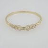 Bangles Woman/Pulsos Dama/  Zircon Stone/  14K Real Color /P0057 - Image 2