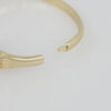 Bangles Woman/Pulsos Dama/  Zircon Stone/14K Real Gold Color/P0068 - Image 3