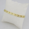 Bracelets Woman/ Pulseras Dama/ Plain/// 14K Real Color/// B-0058