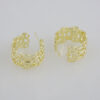 Earrings Woman/ Aretes Dama/ 14K Real Color// E0060 - Image 2