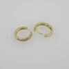 Earrings Woman/ Aretes Dama/  Zircon Stone/  14K Real Color// E0064 - Image 2