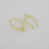 Earrings Woman/ Aretes Dama/ 14K Real Color// E0069 - Image 2