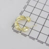 Earrings Woman/ Aretes Dama/  14K Real Color// E0072