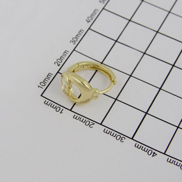 Earrings Woman/ Aretes Dama/ 14K Real Color// E0087