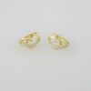 Earrings Woman/ Aretes Dama/ Zircon Stone/ 14K Real Color// E0099