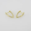 Earrings Woman/ Aretes Dama/ Zircon Stone/  14K Real Color//E0100