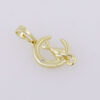 Pendants / Colgantes///  14K Real Color///  Zircon Stone///  FREE SHIPPING OVER $50.00 DOLLAR PURCHASE//PEN67