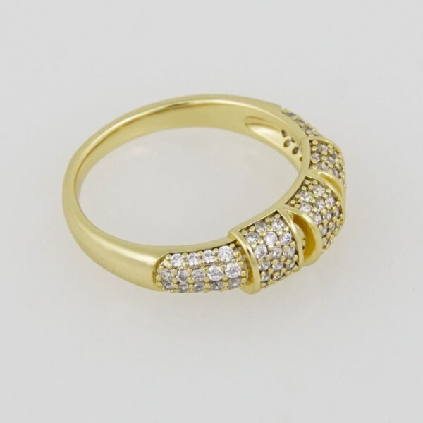 R018  Ring - Anillos - 14K Real Color - Zircon Stone