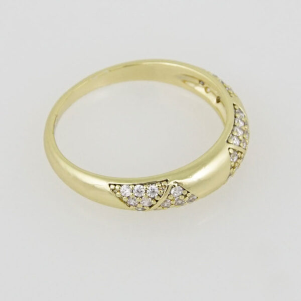 R026 Ring - Anillos - 14K Real Color - Zircon Stone