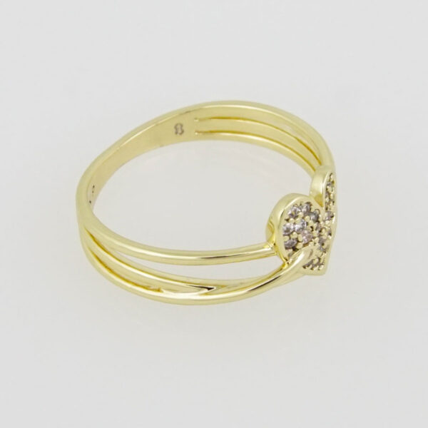 R031 Ring - Anillos - Zircon Stone - 14K Real Color