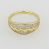R040 Ring - Anillos - Zircon Stone - 14K Real Color