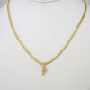 Cadenas & Colgantes/ Chain W/Pendants / 14K Real Color/ Zircon Stone/ 2mm X 45cm  /SET37