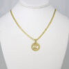 Cadenas & Colgantes/ Chain W/Pendants / 14K Real Color/3mm X 45cm  FREE SHIPPING OVER $50.00 DOLLAR PURCHASE///SET59