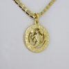 Cadenas & Colgantes/ Chain W/Pendants / 14K Real Color/ 3mm X 45cm  FREE SHIPPING OVER $50.00 DOLLAR PURCHASE///SET62 - Image 2