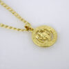 Cadenas & Colgantes/ Chain W/Pendants / 14K Real Color/ 3mm X 45cm  FREE SHIPPING OVER $50.00 DOLLAR PURCHASE///SET62 - Image 4