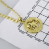 Cadenas & Colgantes/ Chain W/Pendants / 14K Real Color/ 3mm X 45cm  FREE SHIPPING OVER $50.00 DOLLAR PURCHASE///SET62 - Image 5