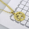 Cadenas & Colgantes/ Chain W/Pendants / 14K Real Color/ 3mm X 45cm  FREE SHIPPING OVER $50.00 DOLLAR PURCHASE///SET63 - Image 4