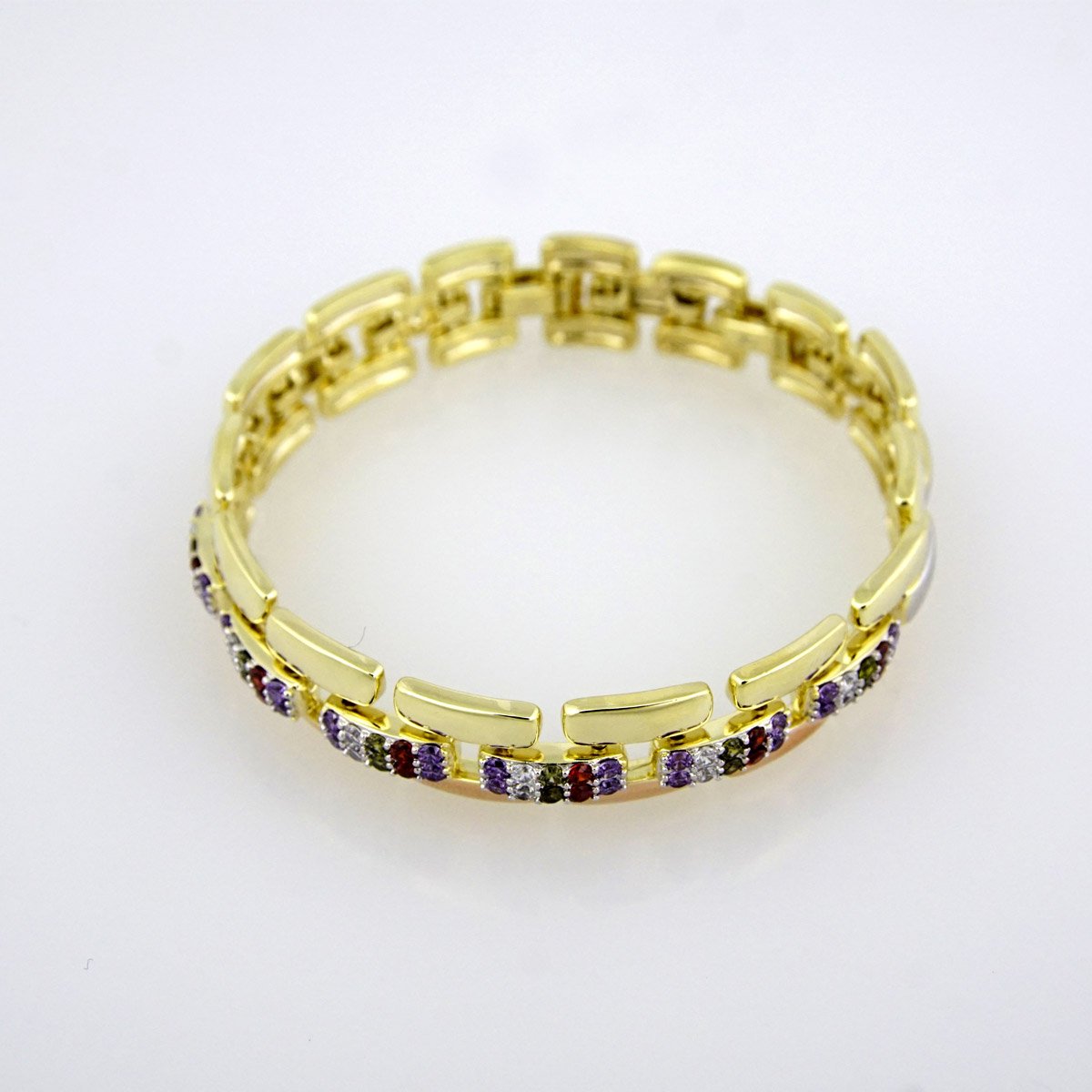 Bracelets Woman/ Manillas Mujer/ Zircon Stone/ 14K Real Color/ FREE ...