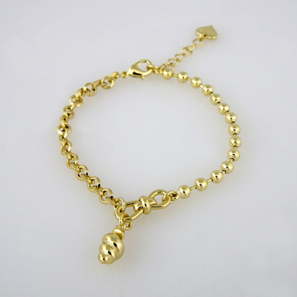 Bracelets Woman/ Pulseras mujer/  Plain/  14K Real Color//B0137