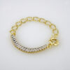 Bracelets Woman/ Manillas Mujer/  14K Real Color/ Zircon Stone// B0141 - Image 2