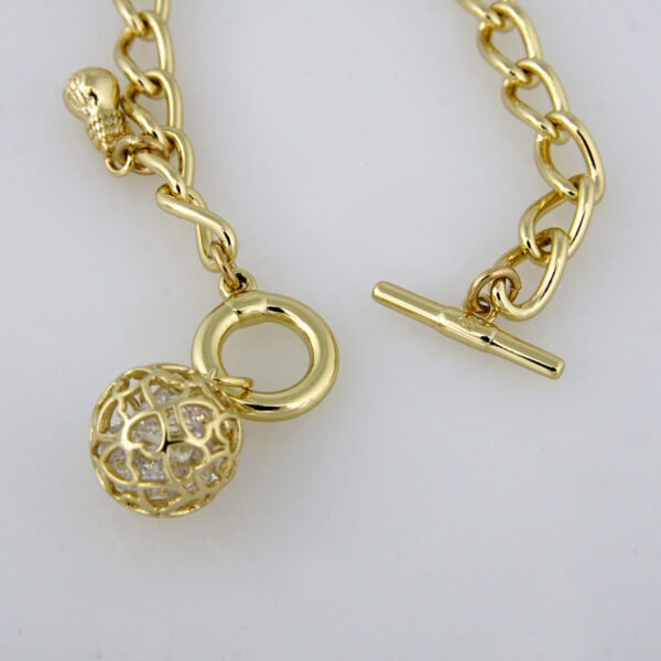 Bracelets Woman/ Pulseras Dama/Zircon Stone/14K Real Color// B0148 - Image 3