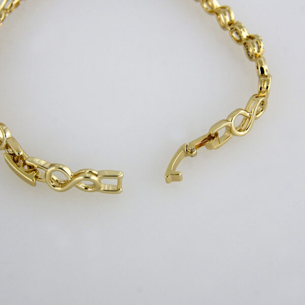 Bracelets Woman/ Pulseras Dama/ Zircon Stone/ 14K Real Color// B0153