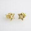 Earrings Woman/ Aretes Dama/ Zircon Stone/ 14K Real Color// E-121
