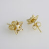 Earrings Woman/ Aretes Dama/ Zircon Stone/ 14K Real Color// E-121 - Image 2