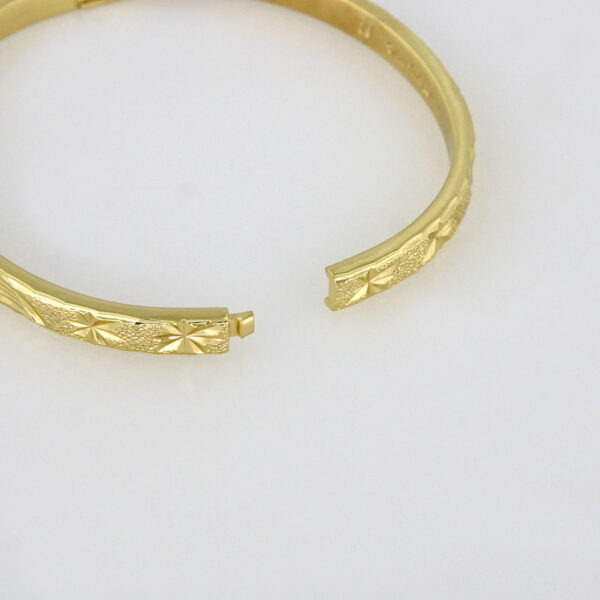 Bangles Woman/ Pulsos Dama/  Plain/  14K Real Color// P00107