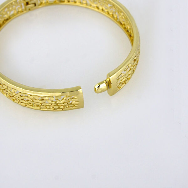 Bangles Woman/ Pulsos Dama/  Plain/  14K Real Color// P00108 - Image 3