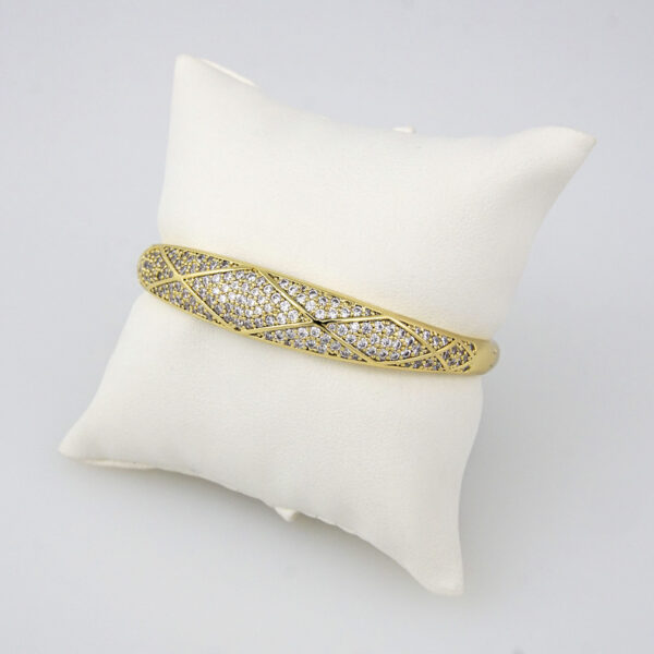 Bangles Woman/ Pulsos Dama/ Zircon Stone/14K Real Color//P0088