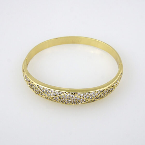 Bangles Woman/ Pulsos Dama/ Zircon Stone/14K Real Color//P0088 - Image 2
