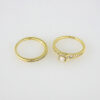 Woman Ring/ Anillos Damas/  Wedding Ring/  Zircon Stone/ 14K Real Color// R060E - Image 2