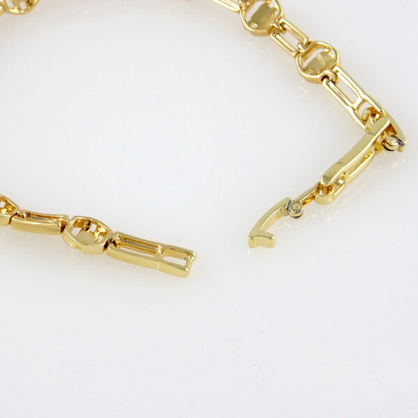 Bracelets Woman/ Pulseras mujer/  Zircon Stone/  14K Real Color// B0180