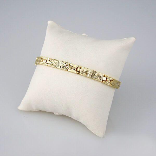Bracelets Woman/ Pulseras mujer/  Plain/  14K Real Color// B0192