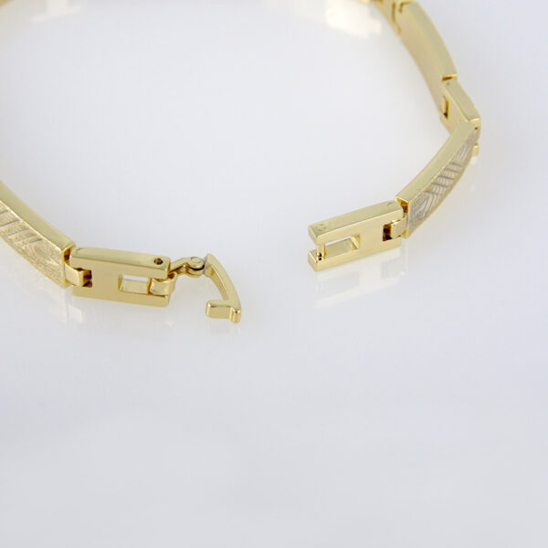 Bracelets Woman/ Pulseras mujer/  Plain/  14K Real Color// B0192 - Image 3