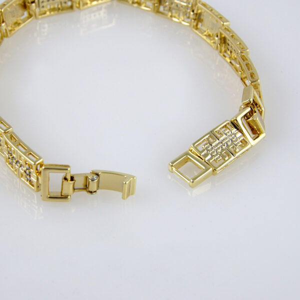 Bracelets Woman/ Pulseras mujer/  Zircon Stone/  14K Real Color// B172