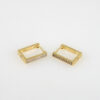 Earrings Woman/ Aretes Dama/  Zircon Stone/  14k Real Color// E178
