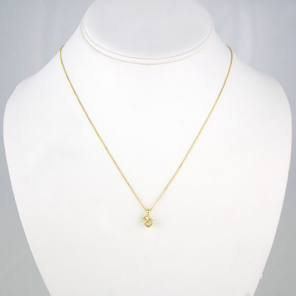 Cadenas & Colgantes/ Chain W/ Pendants/  14K Real Color/  Zircon Stone// SET140