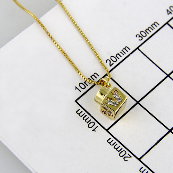 Cadenas & Colgantes/ Chain W/ Pendants/  14K Real Color/  Zircon Stone// SET140