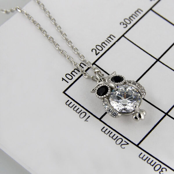 Cadenas & Colgantes/ Chain W/  Pendants/  Silver Color/  Zircon Stone// SET162 - Image 4