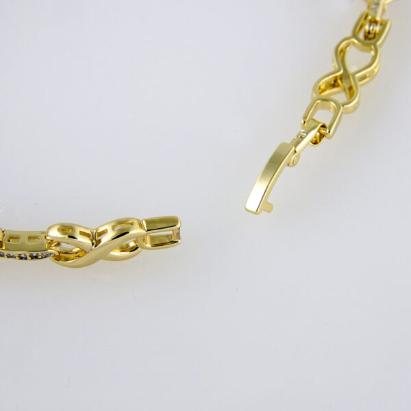 Bracelets Woman/ Manillas Mujer/ 14K Real Color/Zircon Stone// B0193