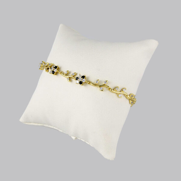 Bracelets Woman/ Manillas Mujer/  14K Real Color/ Zircon Stone// B0197