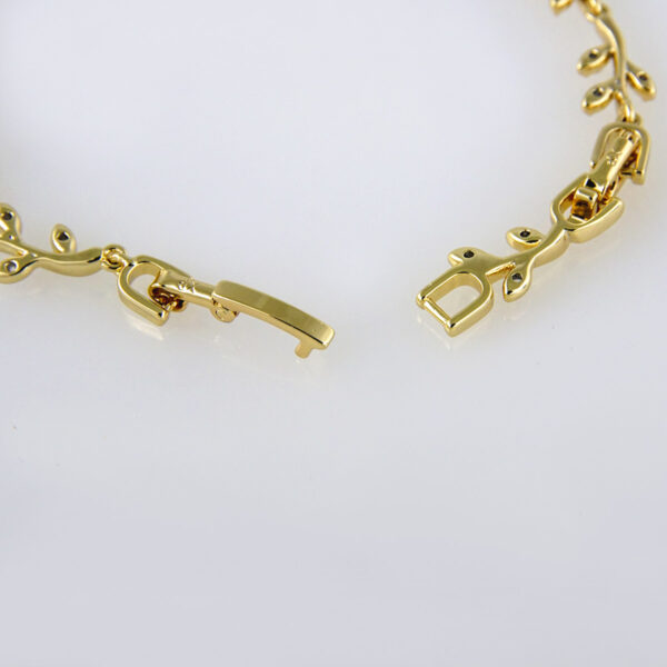 Bracelets Woman/ Manillas Mujer/  14K Real Color/ Zircon Stone// B0197