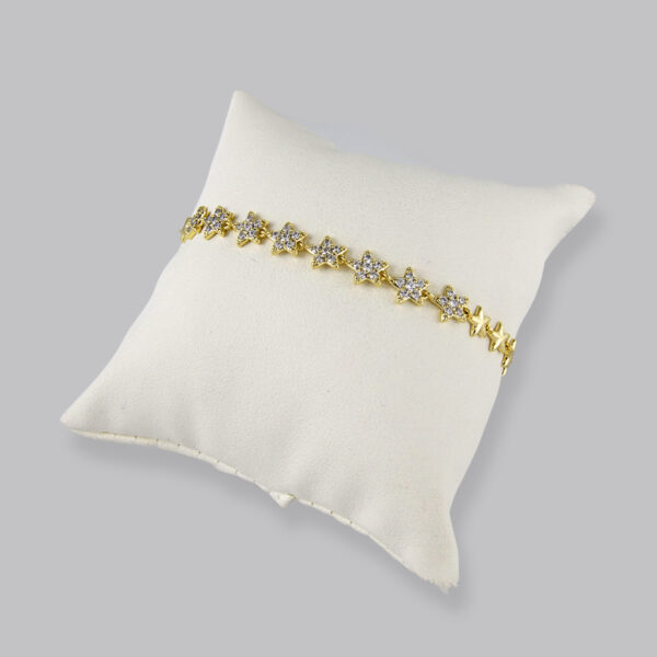 Bracelets Woman/ Manillas Mujer/  14K Real Color/ Zircon Stone// B0199