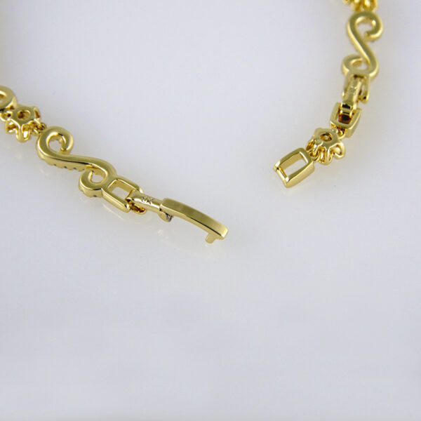 Bracelets Woman/ Manillas Mujer/  14K Real Color/ Zircon Stone// B0200