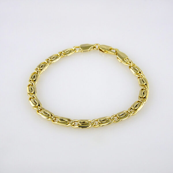 Bracelets Woman or Men / Pulseras mujer, Hombre/ Plain/ 14K Real Color//B0217